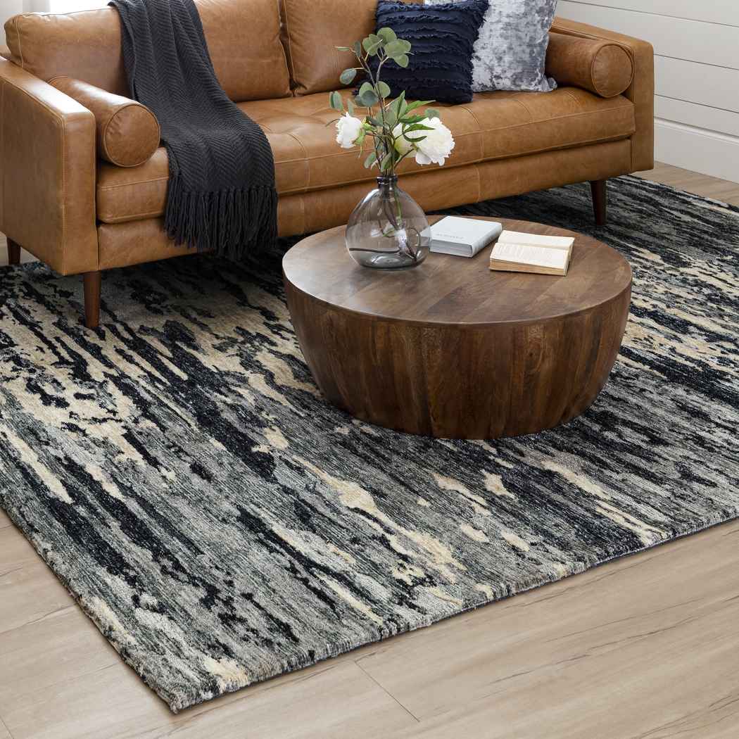 Middlewick Charcoal 5'3 x 7'10 Rug - Thumbnail - Image 9