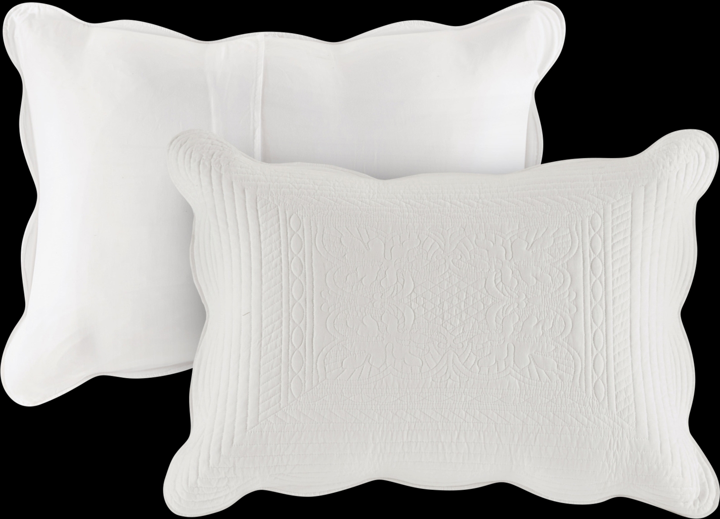 Midean White 3 Pc Queen Coverlet Set - Thumbnail - Image 3