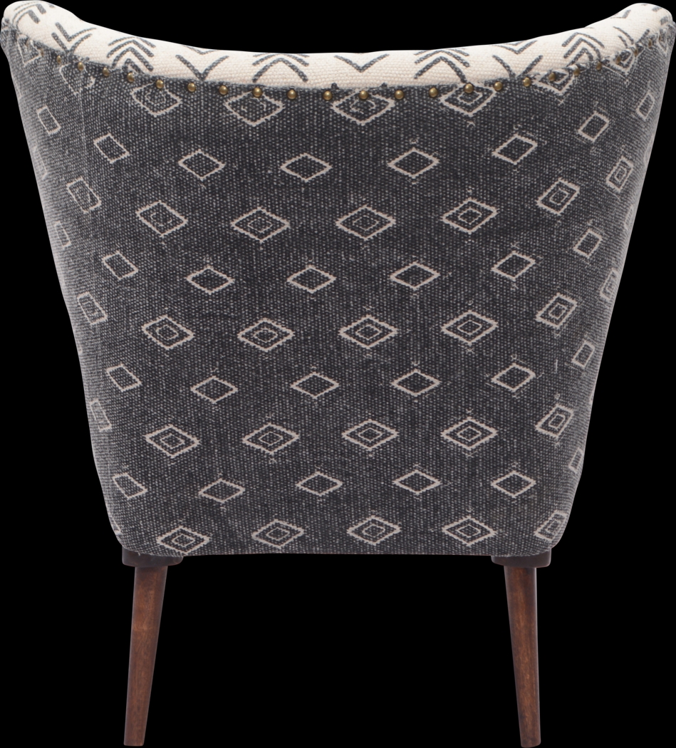Mideli Cream/Black Accent Chair - Thumbnail - Image 7