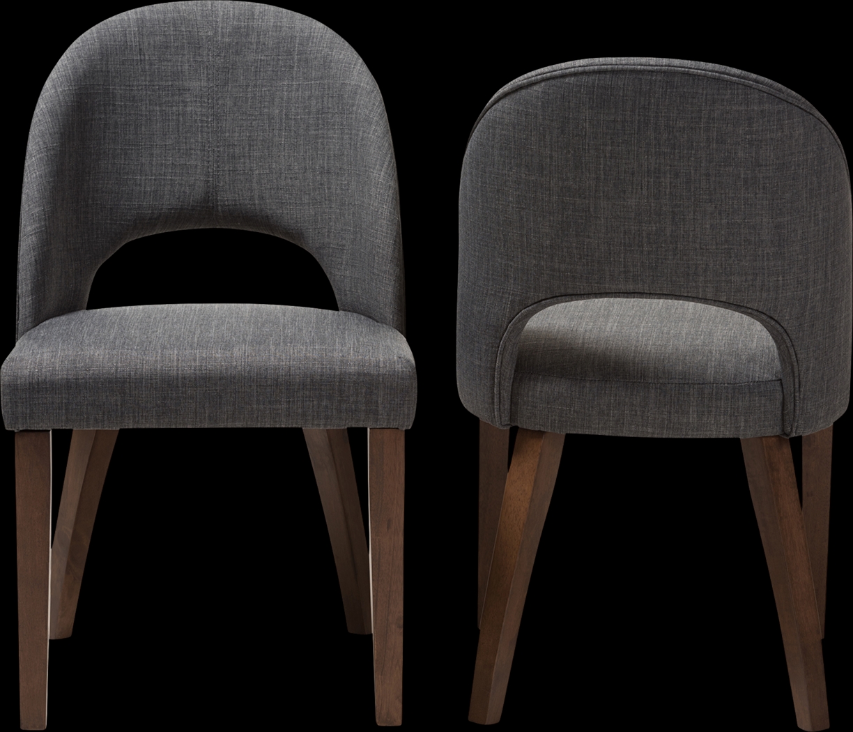 Midgaard Charcoal Dining Chair, Set of 2 - Thumbnail - Image 5