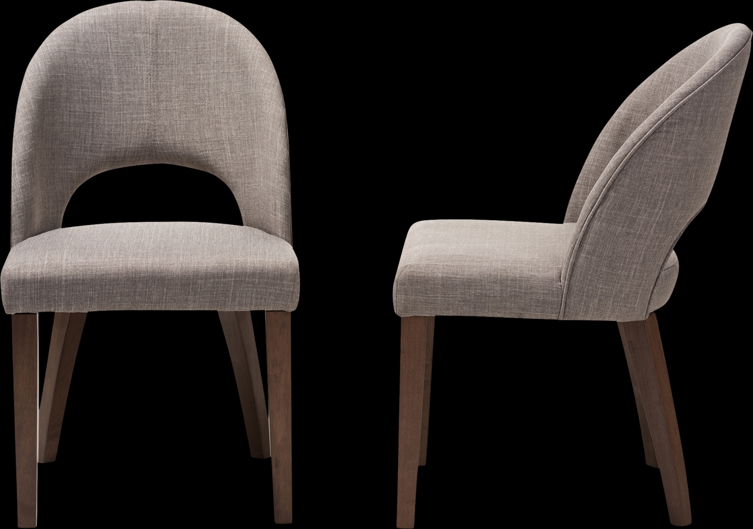 Midgaard Gray Dining Chair, Set of 2 - Thumbnail - Image 4