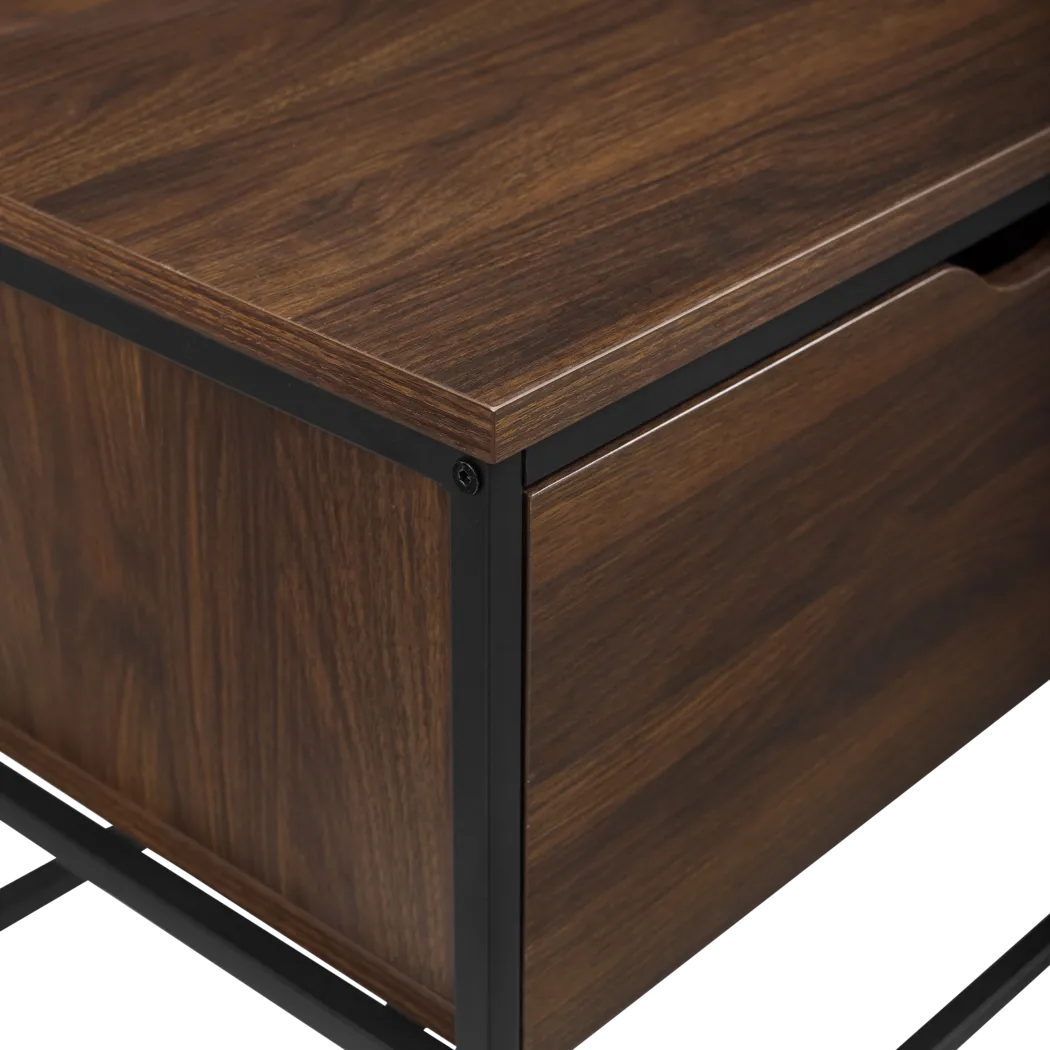 Midheights Walnut Accent Bench - Image 5