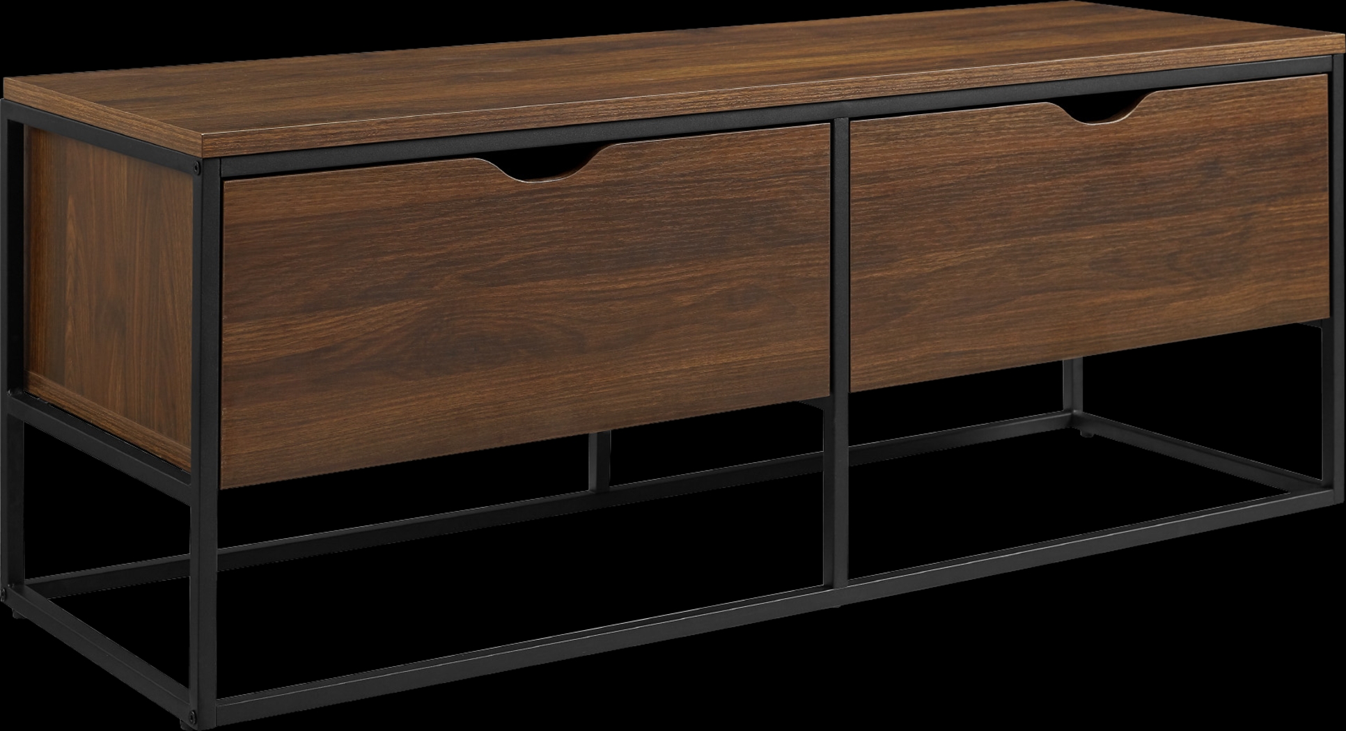 Midheights Walnut Accent Bench - Thumbnail - Image 1