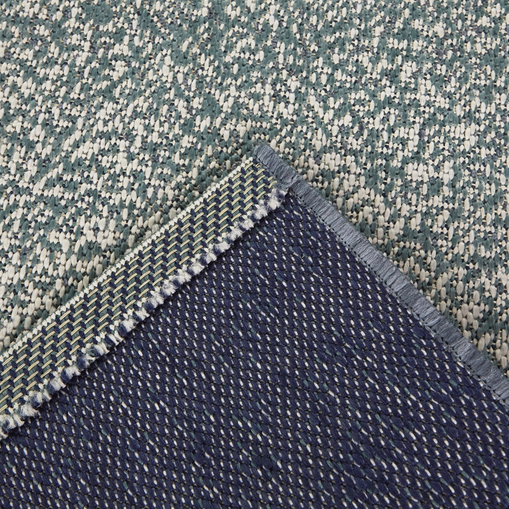 Midnight Fade Blue 7'10 x 10' Indoor/Outdoor Rug - Thumbnail - Image 3