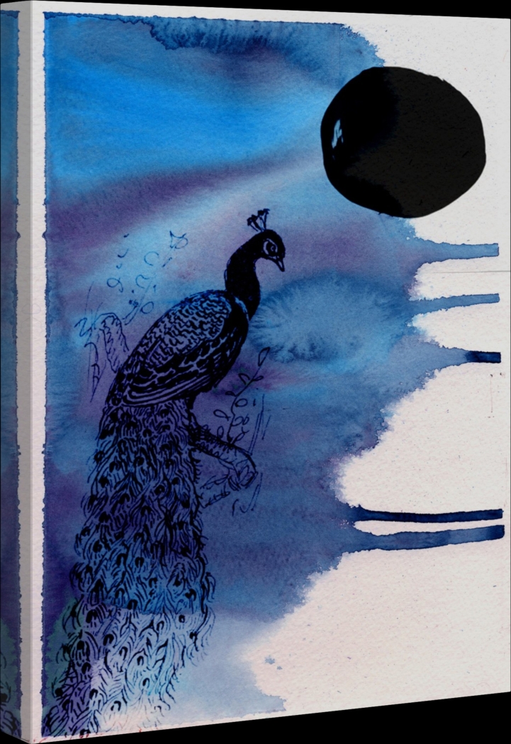 Midnight Radiance Blue Artwork - Thumbnail - Image 2