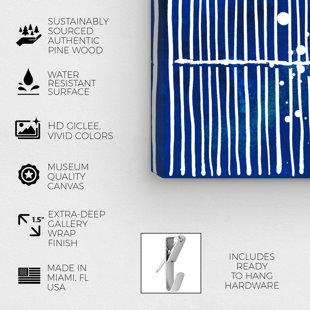 Midnight Shade Teal Artwork - Thumbnail - Image 3