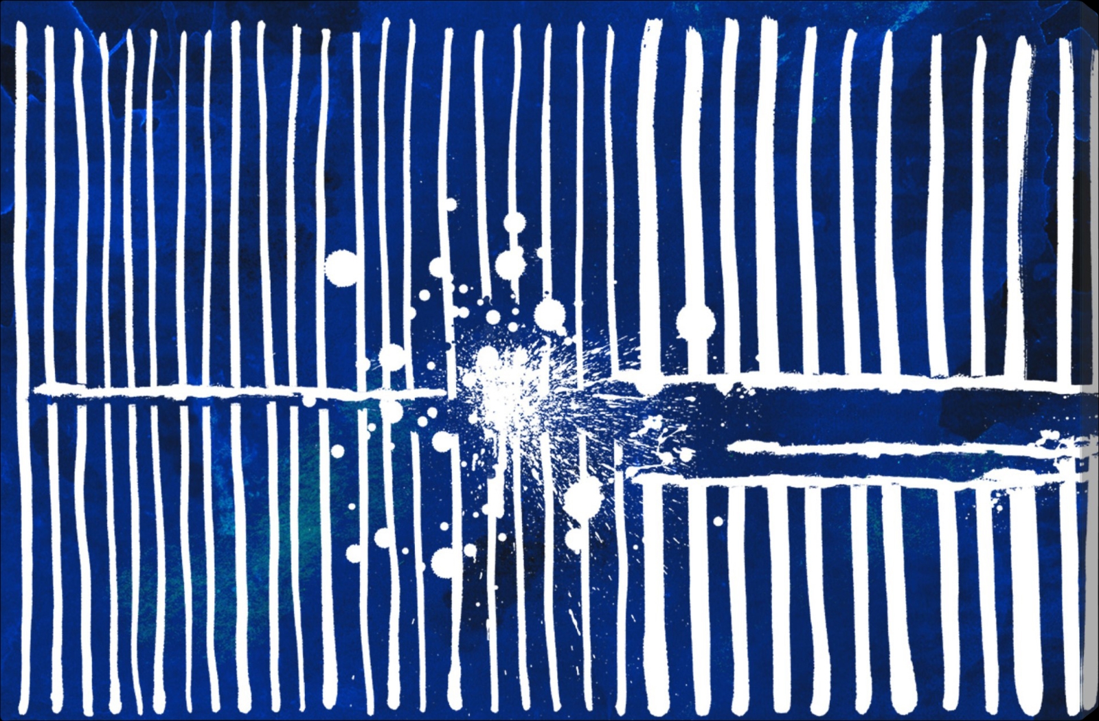 Midnight Shade Teal Artwork - Thumbnail - Image 1