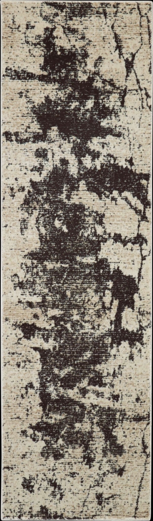 Midnight Storm Ivory 2'2 x 7'6 Rug - Thumbnail - Image 1