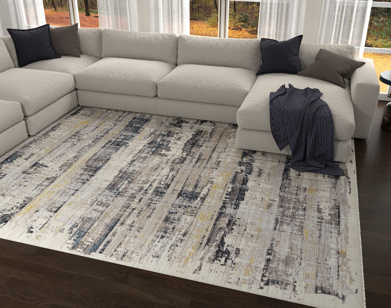 Midsano Blue 7'10 x 10'10 Rug - Thumbnail - Image 2