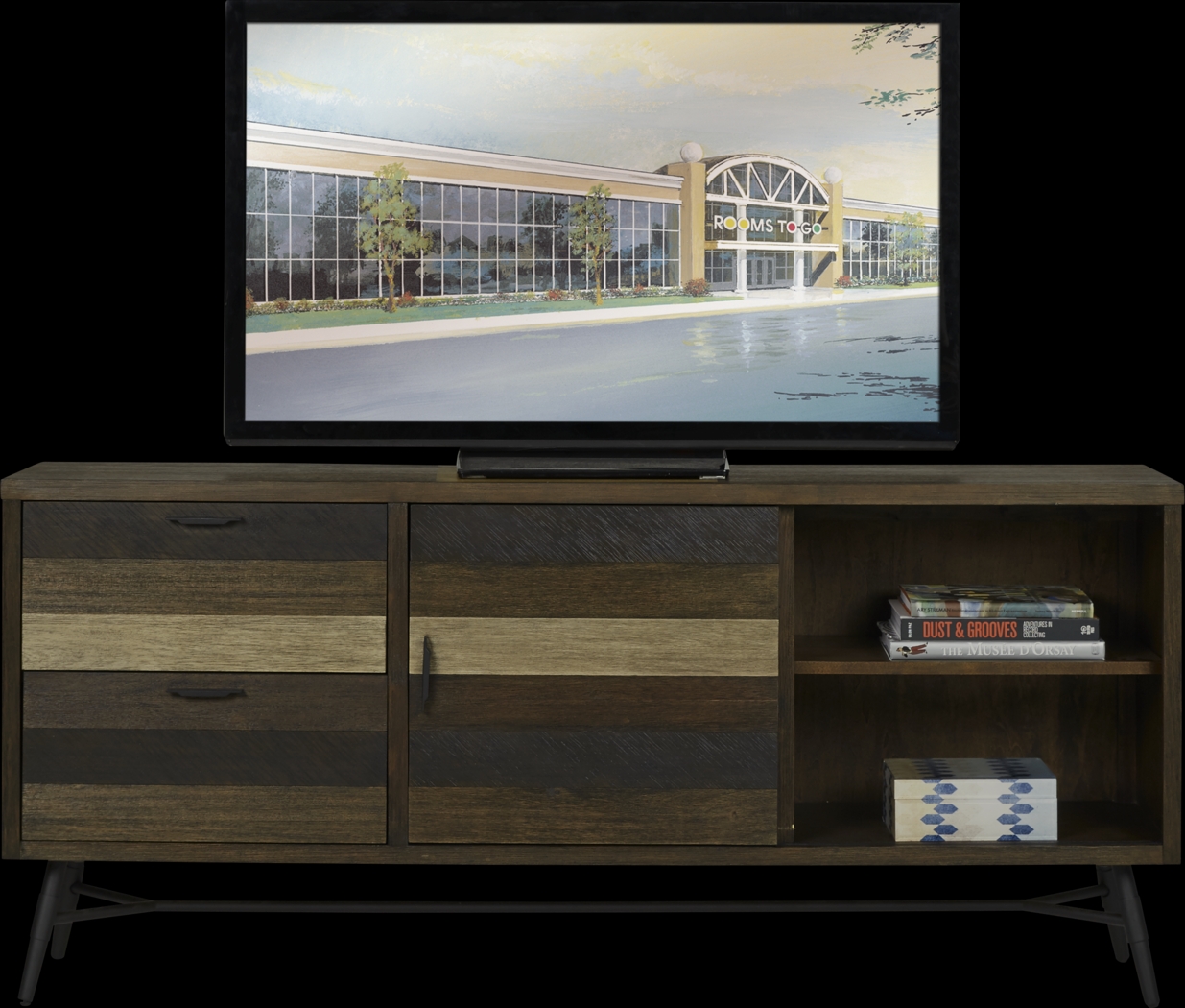 Midtown Loft Brown 72 in. Console - Thumbnail - Image 1