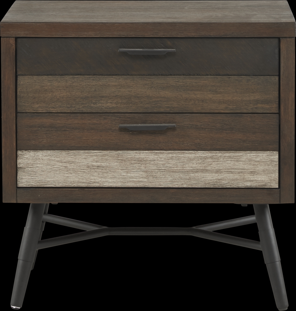 Midtown Loft Brown Nightstand - Thumbnail - Image 1