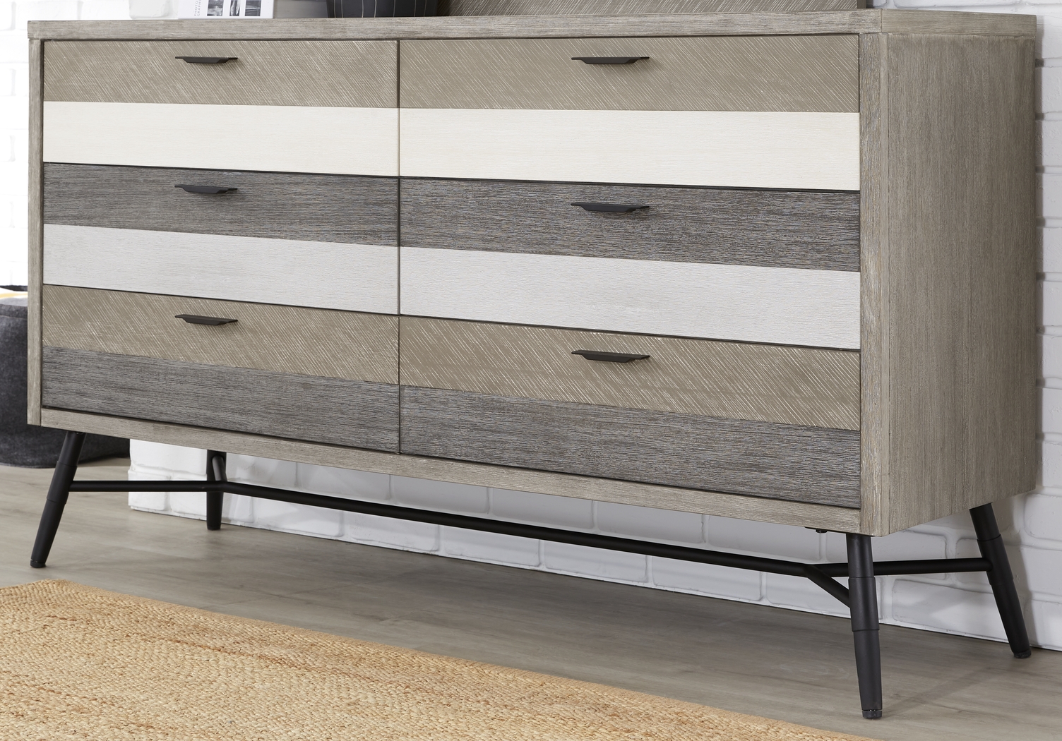 Midtown Loft Gray Dresser - Thumbnail - Image 2