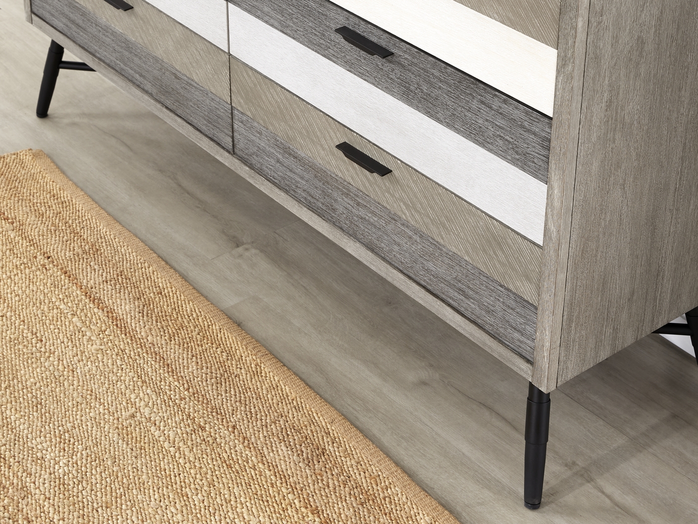 Midtown Loft Gray Dresser - Thumbnail - Image 3