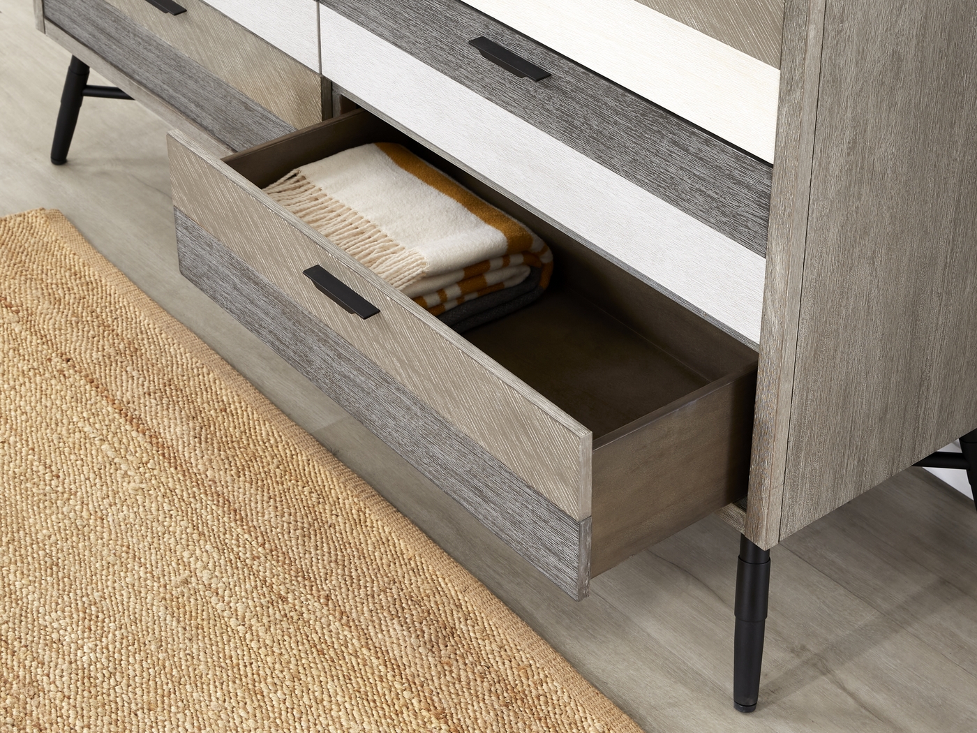 Midtown Loft Gray Dresser - Thumbnail - Image 4