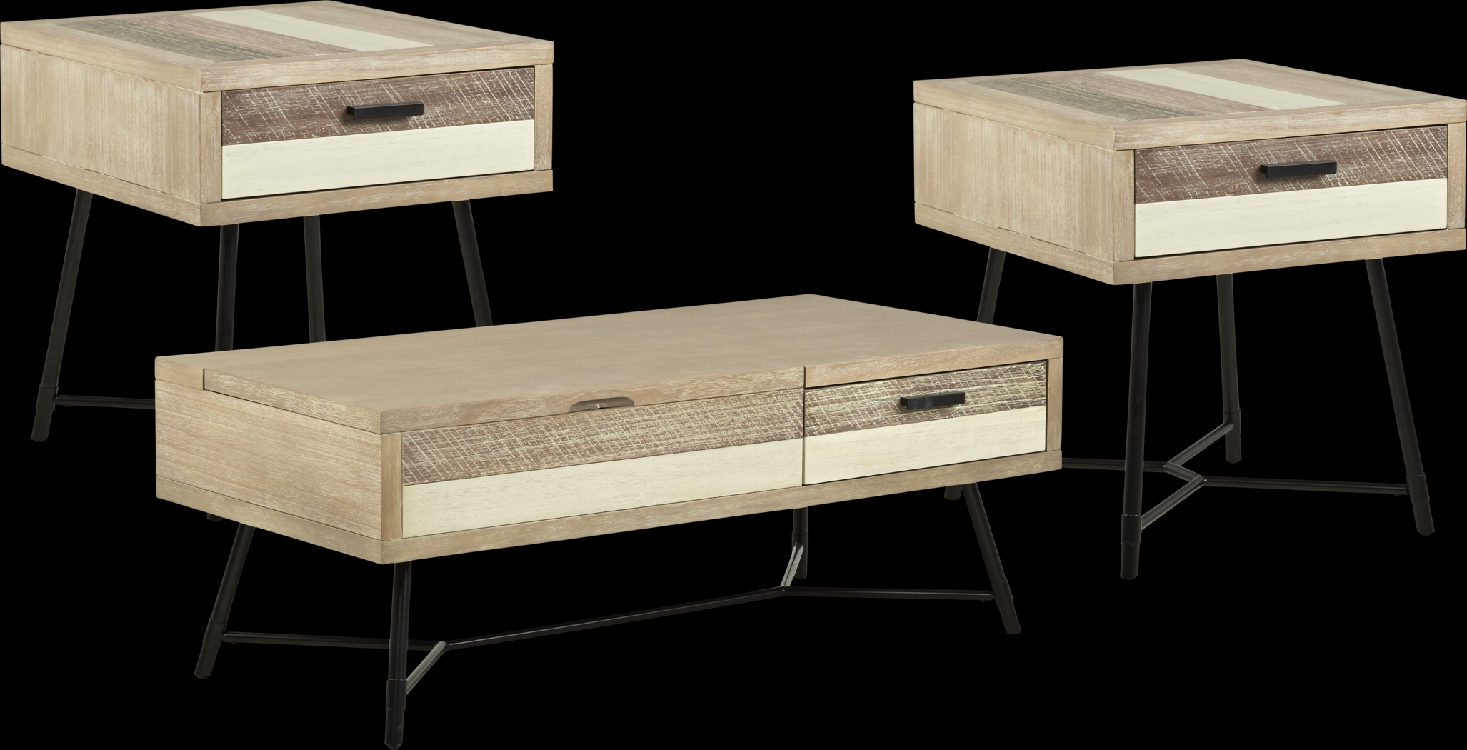 Soho Loft Gray Slipcover 8 Pc Living Room - Thumbnail - Image 11