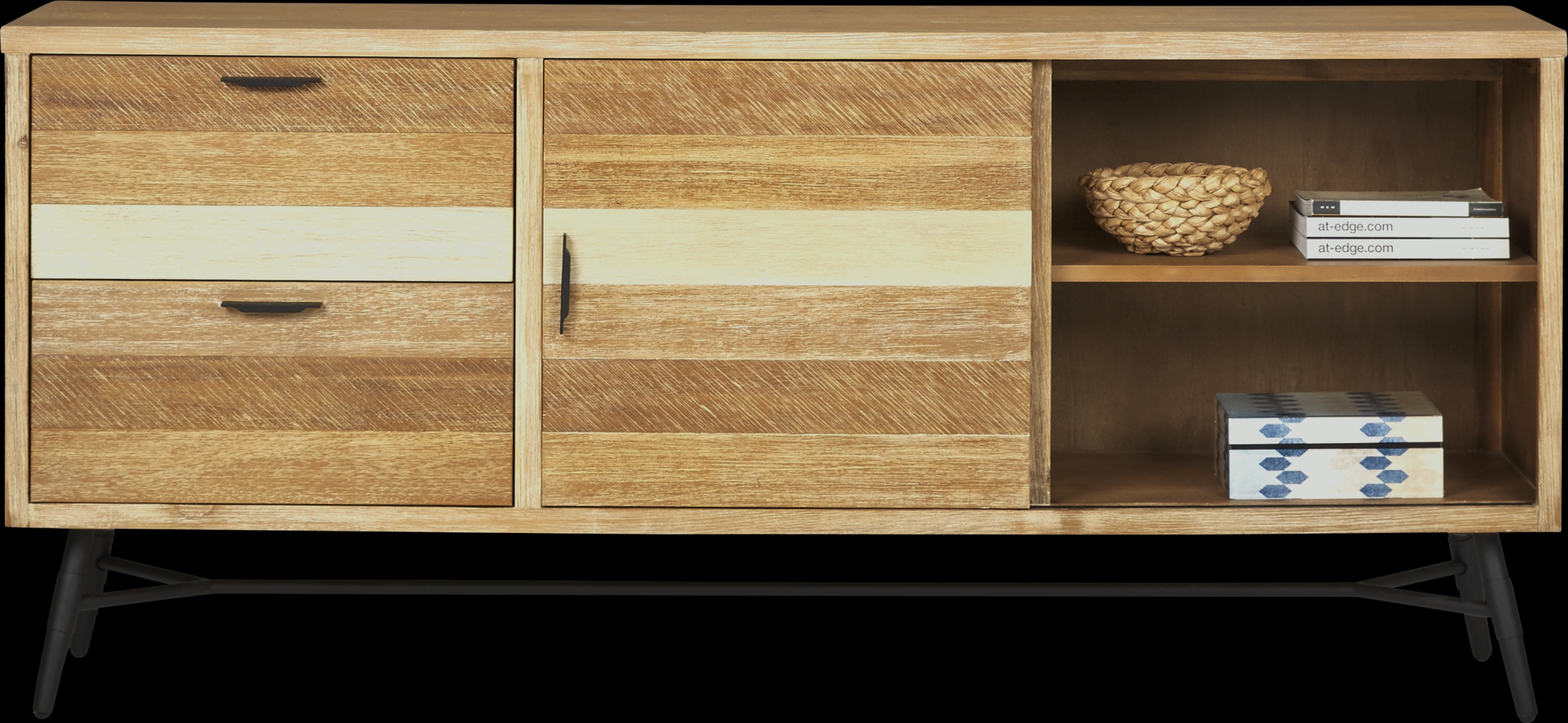 Midtown Loft Natural 72 in. Console - Thumbnail - Image 2