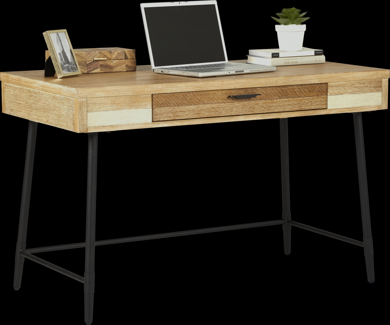 Midtown Loft Natural Desk - Thumbnail - Image 2