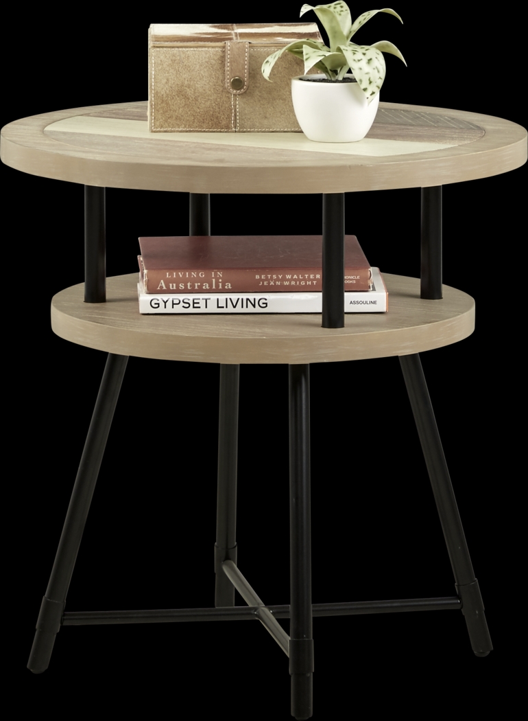 Ashbury Place Stone Leather 5 Pc Living Room - Thumbnail - Image 11