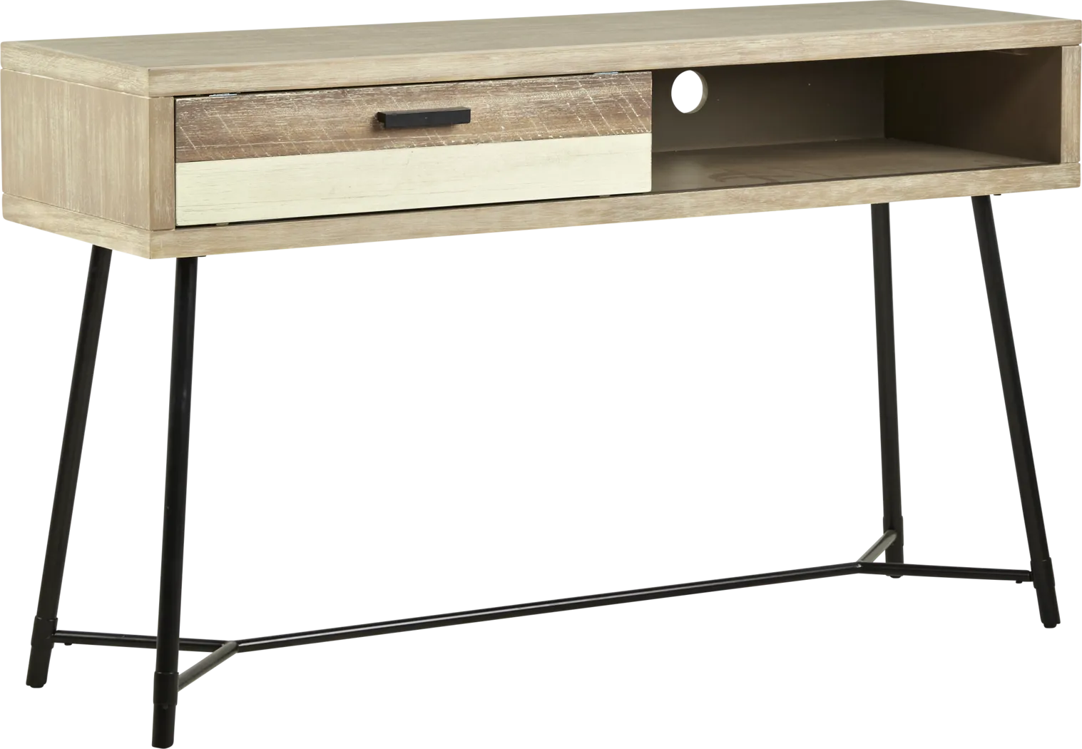 Midtown Loft Natural Sofa Table - Thumbnail - Image 1