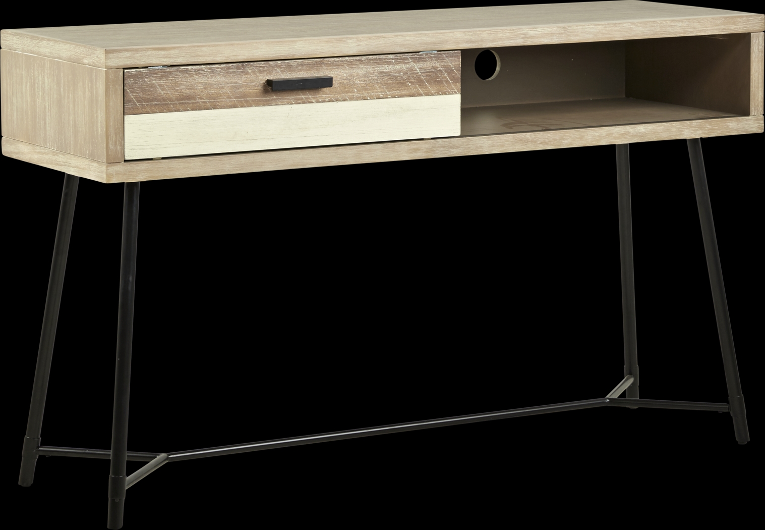 Midtown Loft Natural Sofa Table - Thumbnail - Image 1