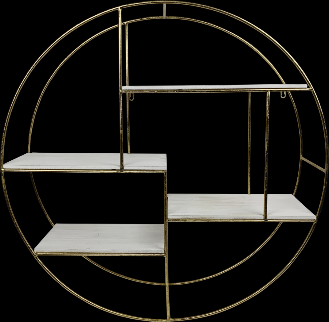 Midvaile Gold Wall Shelf - Thumbnail - Image 1