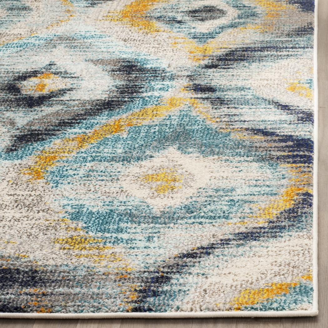 Midway Bay Blue 6'7 x 9'2 Rug - Thumbnail - Image 2