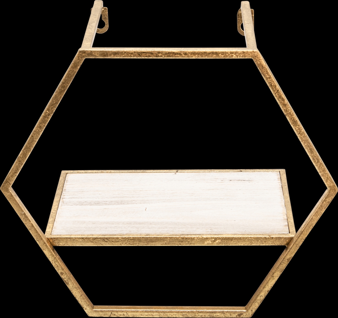 Midwoode Gold Wall Shelf, Set of 3 - Thumbnail - Image 6