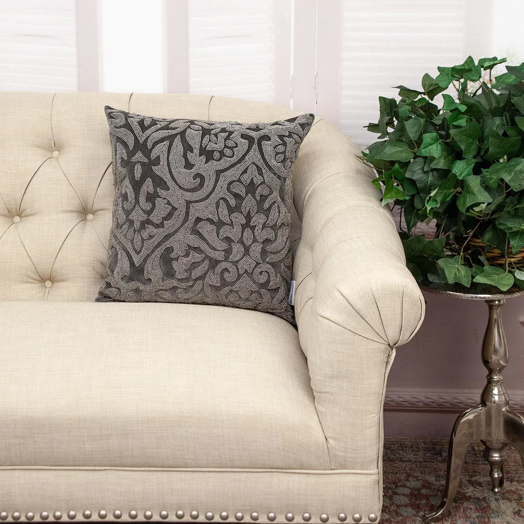Midzi Gray Accent Pillow - Thumbnail - Image 2