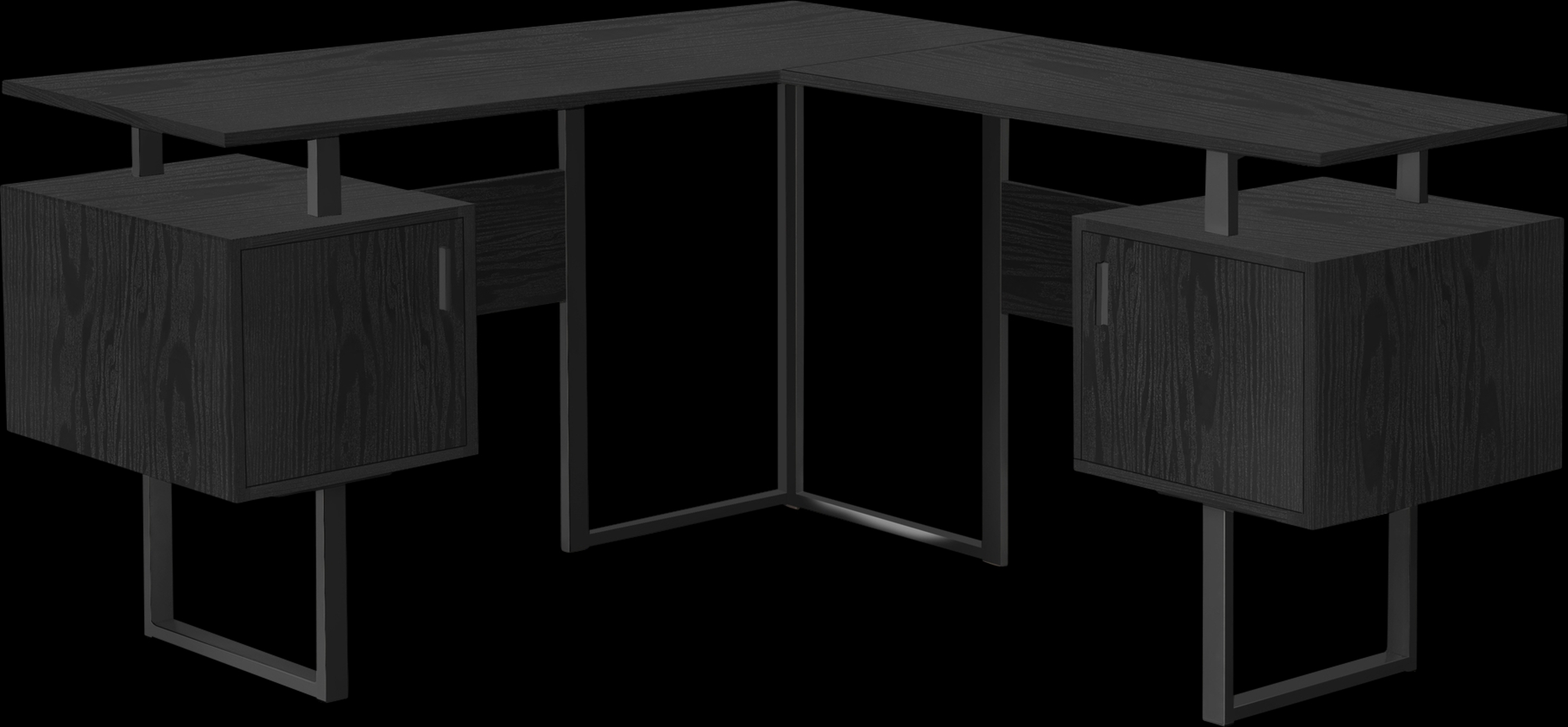 Miener Black Desk - Thumbnail - Image 1