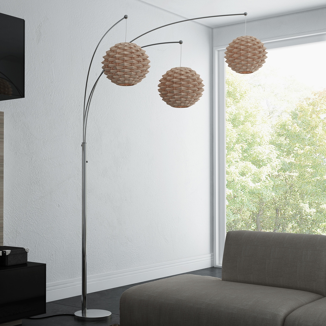 Miener Nest Silver Floor Lamp - Thumbnail - Image 2