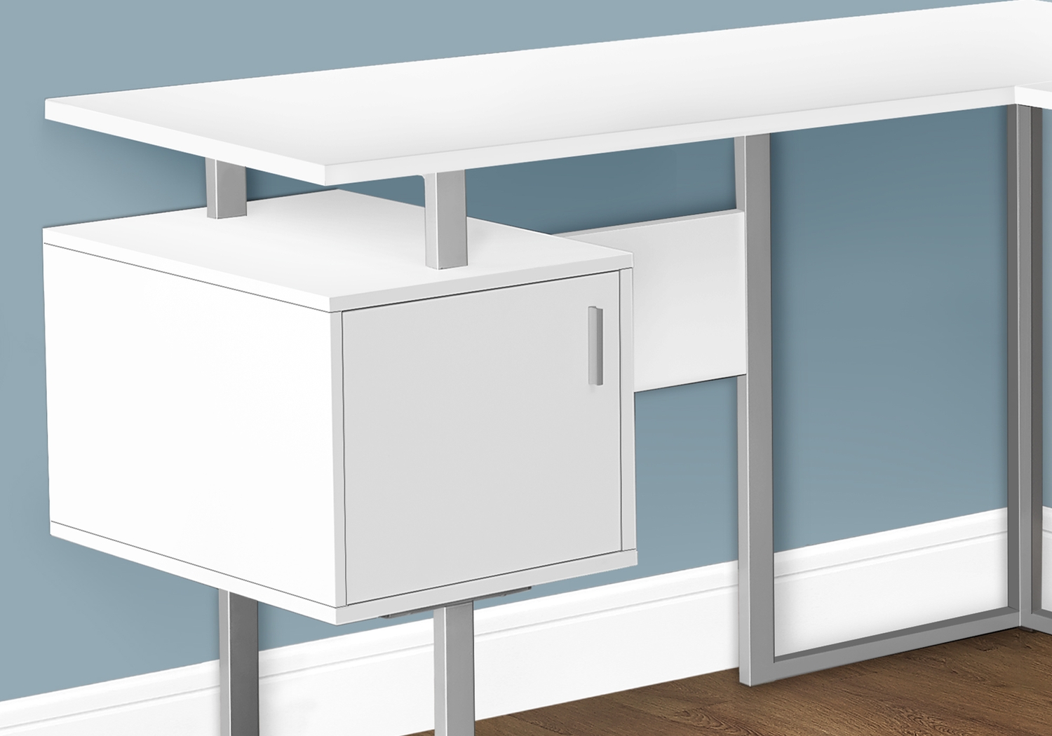 Miener White Desk - Thumbnail - Image 3