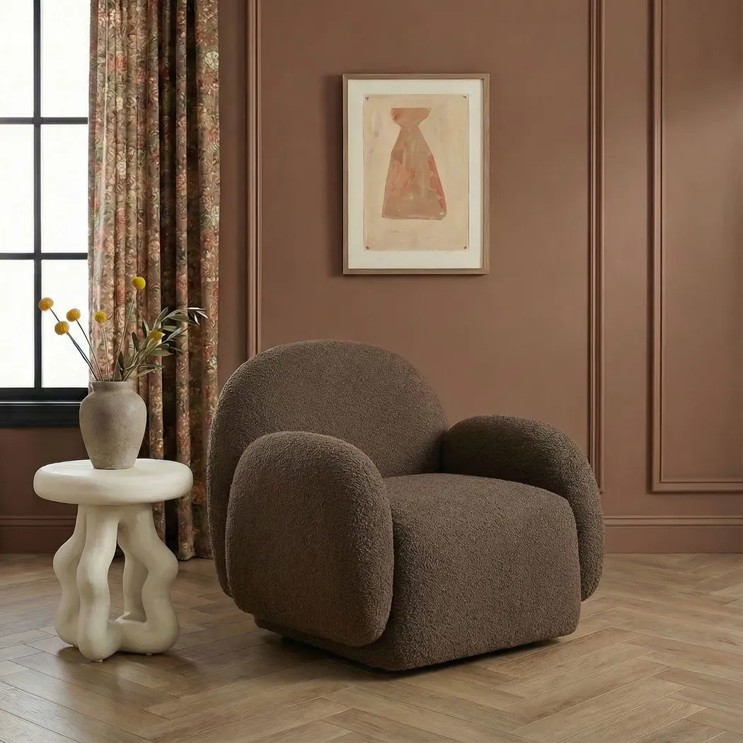 Mihr Brown Accent Chair - Thumbnail - Image 2