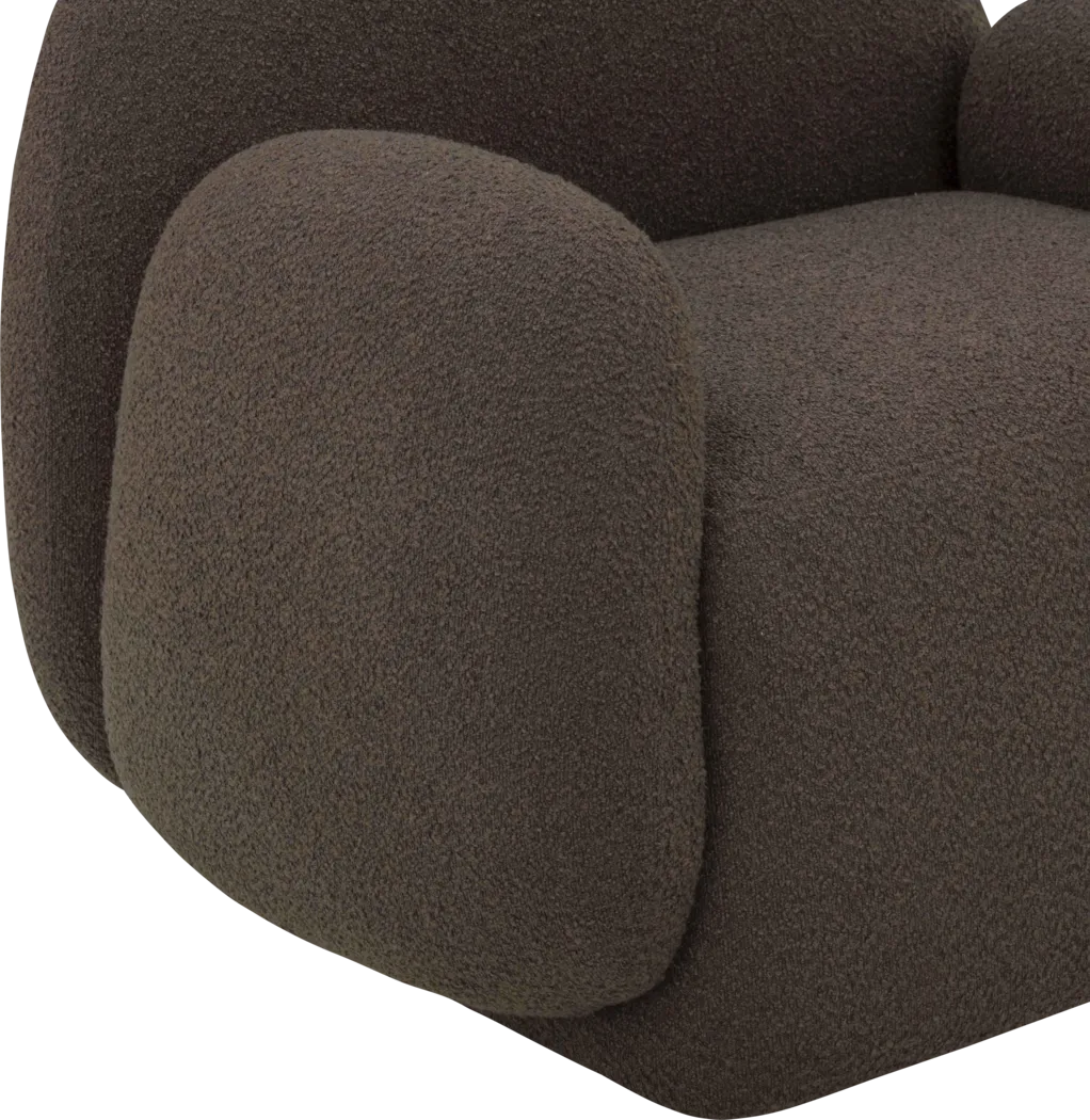 Mihr Brown Accent Chair - Thumbnail - Image 3