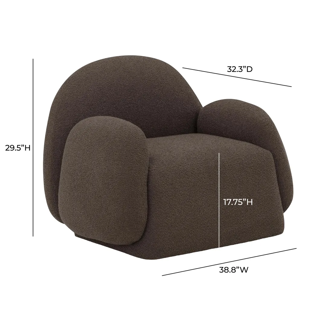Mihr Brown Accent Chair - Thumbnail - Image 6