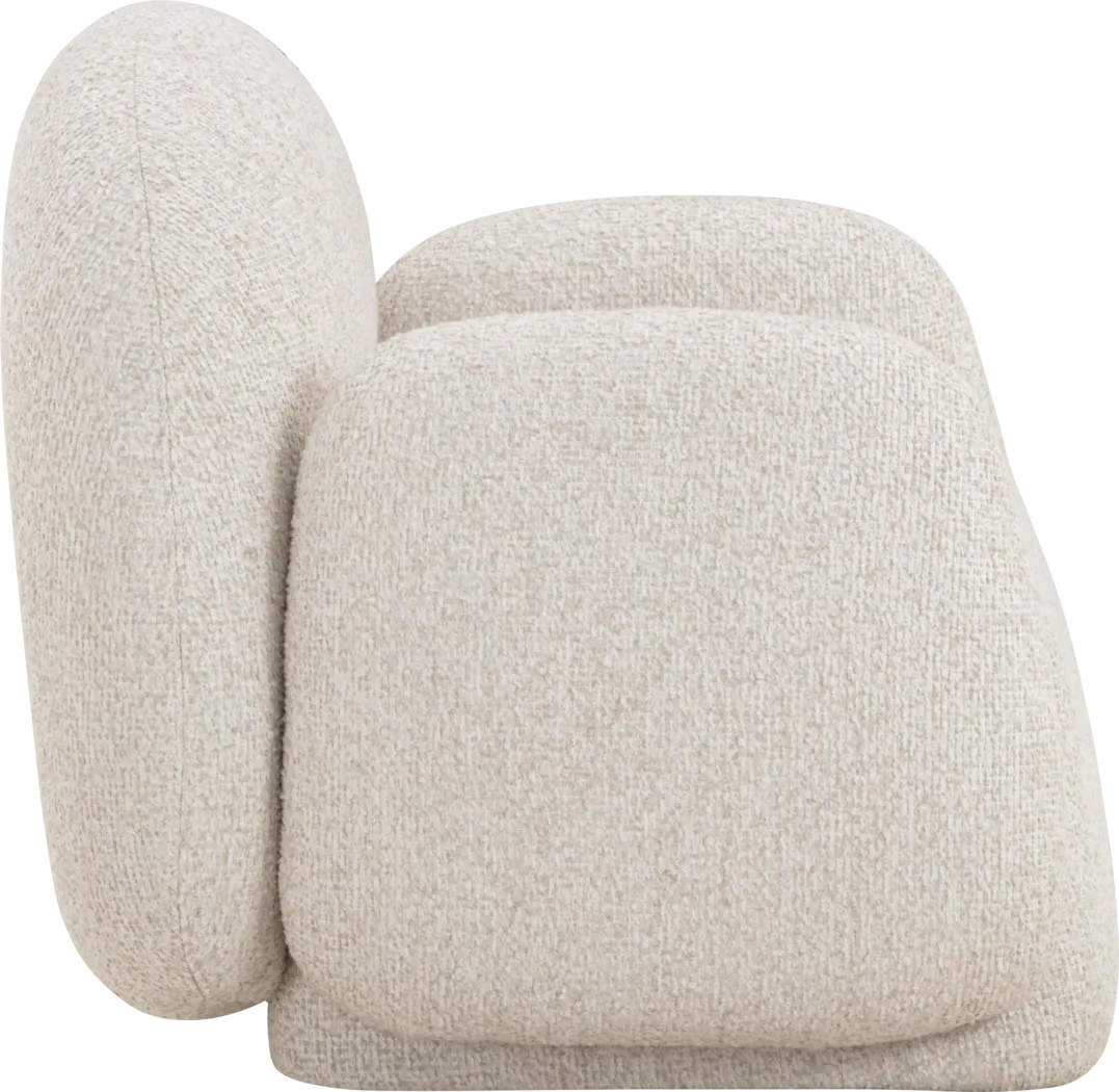 Mihr Cream Accent Chair - Thumbnail - Image 3