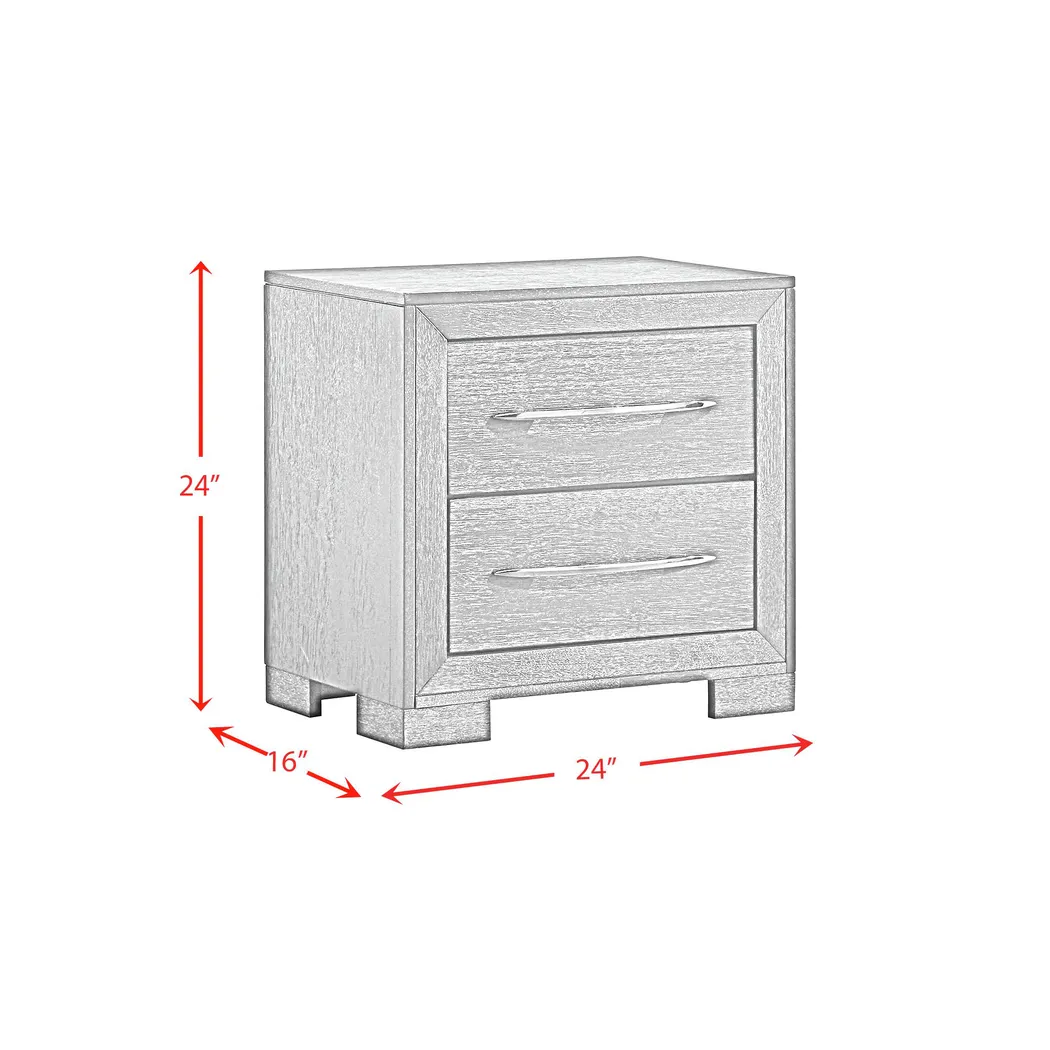 Mihran Black Nightstand - Thumbnail - Image 4