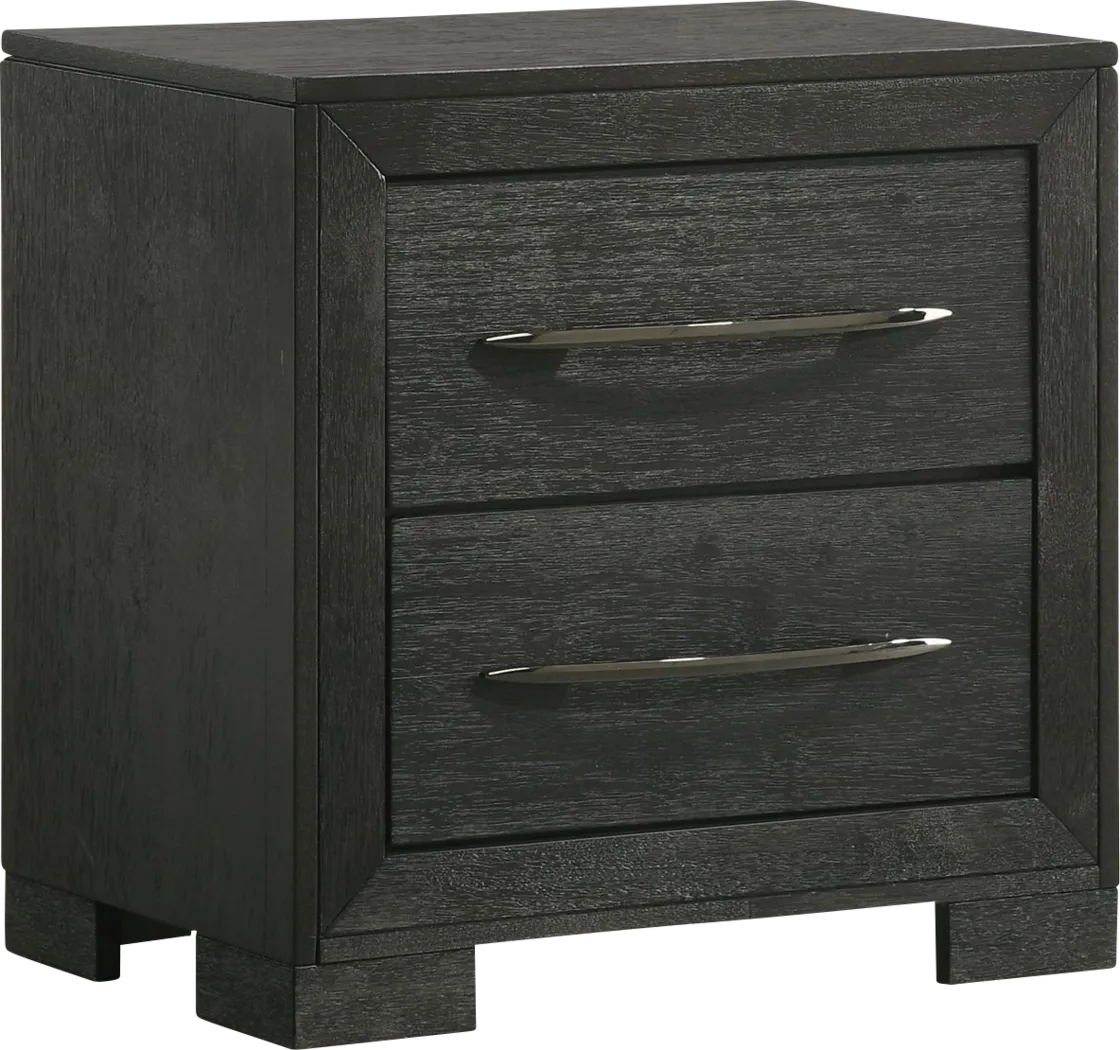 Mihran Black Nightstand - Thumbnail - Image 1