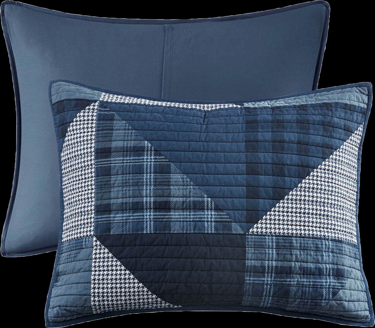 Mikala Blue 3 pc Full/Queen Quilt Set - Thumbnail - Image 6