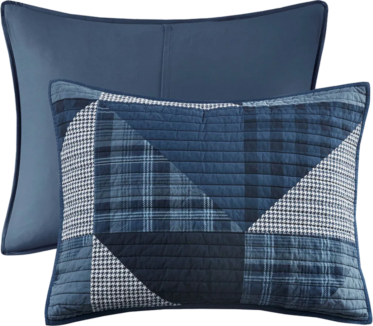 Mikala Blue 3 pc King/ Cal King Quilt Set - Thumbnail - Image 6