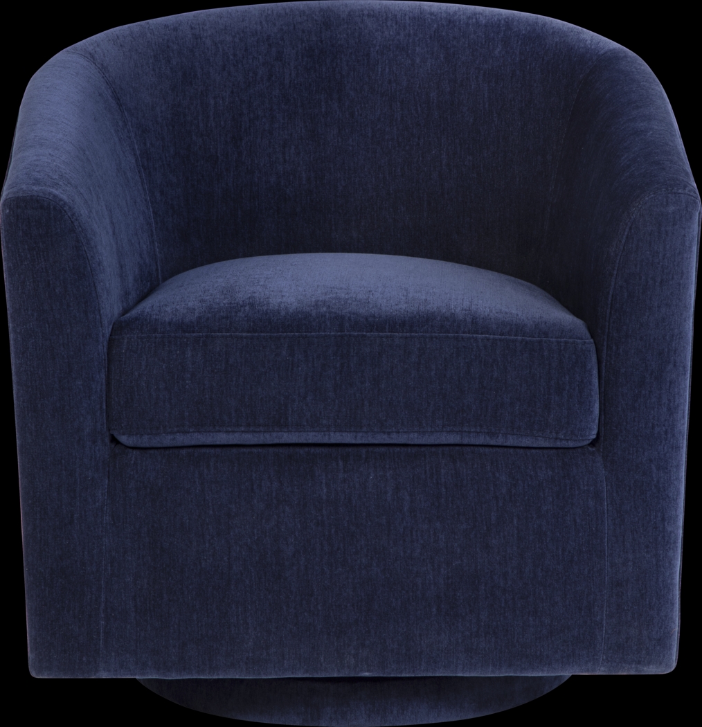 Mikaela Ink Swivel Accent Chair - Thumbnail - Image 2