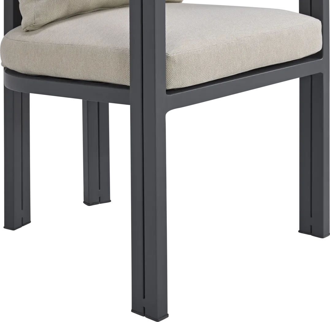Mikayla Dark Gray Arm Chair - Thumbnail - Image 8