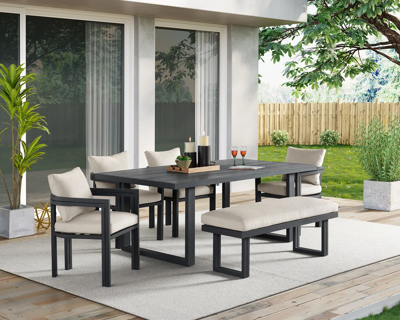 Mikayla Gray Bench - Thumbnail - Image 2