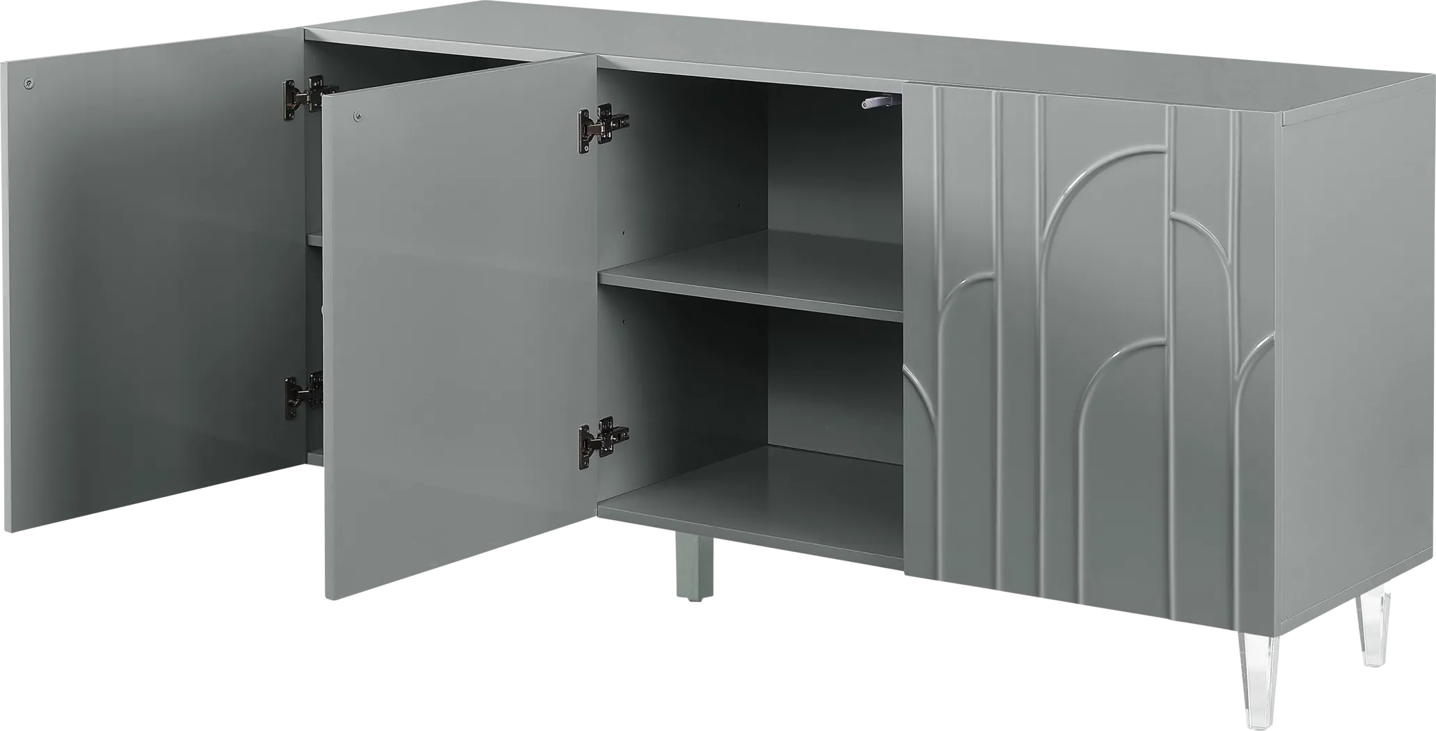 Miladies Gray Buffet - Thumbnail - Image 4