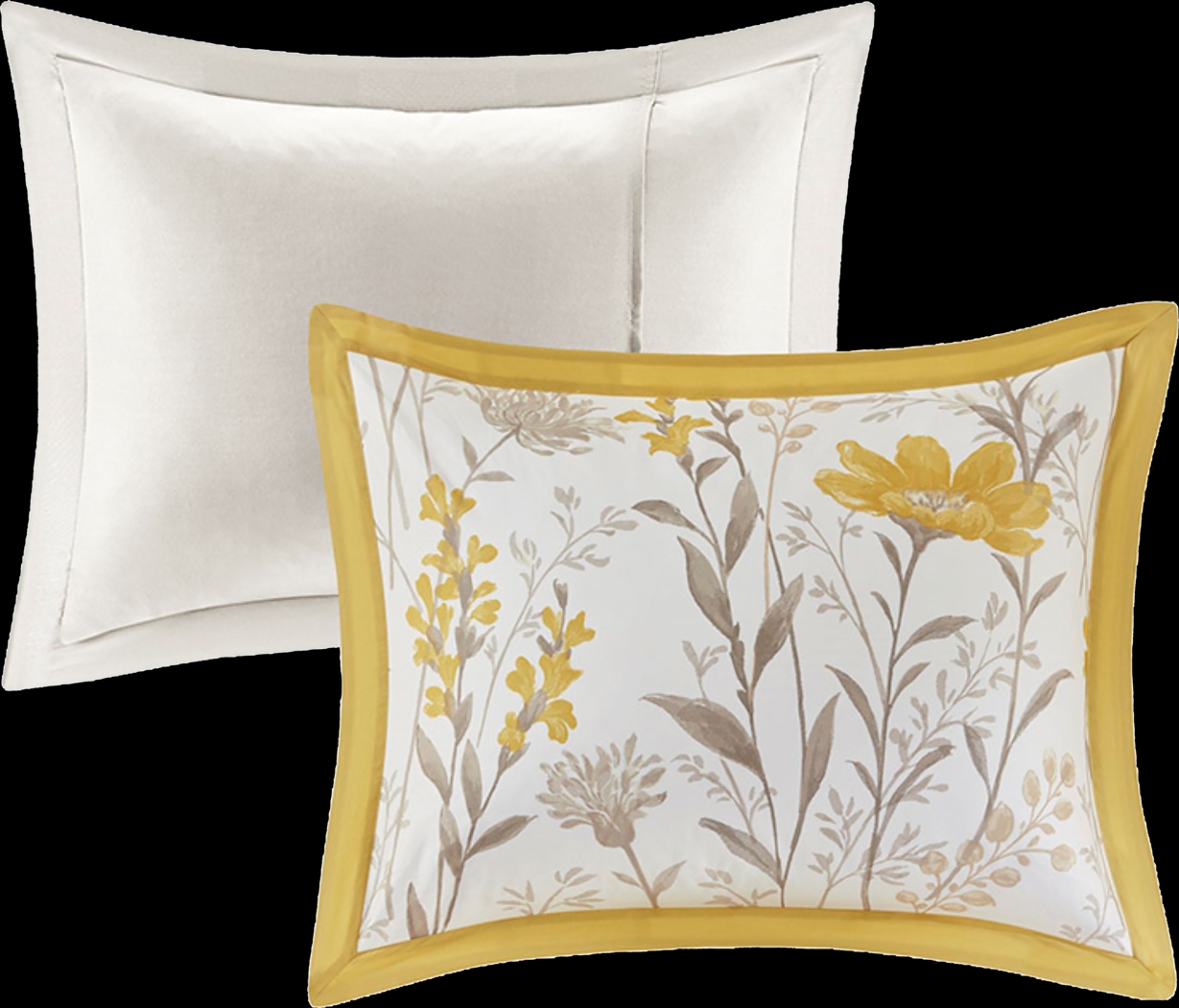 Milaia Yellow 5 pc King Comforter Set - Thumbnail - Image 7