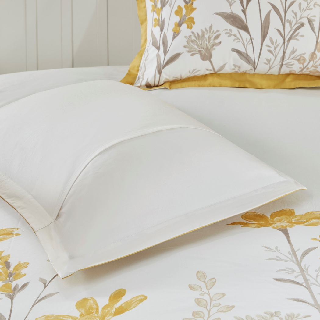 Milaia Yellow 5pc Full Comforter Set - Thumbnail - Image 9