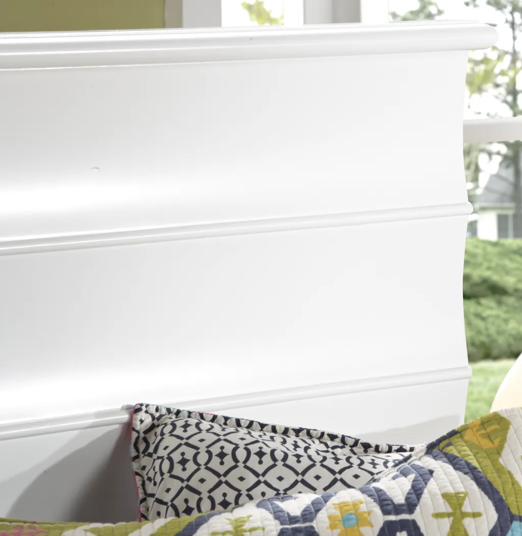 Milan White 3 Pc Twin Bed - Thumbnail - Image 3