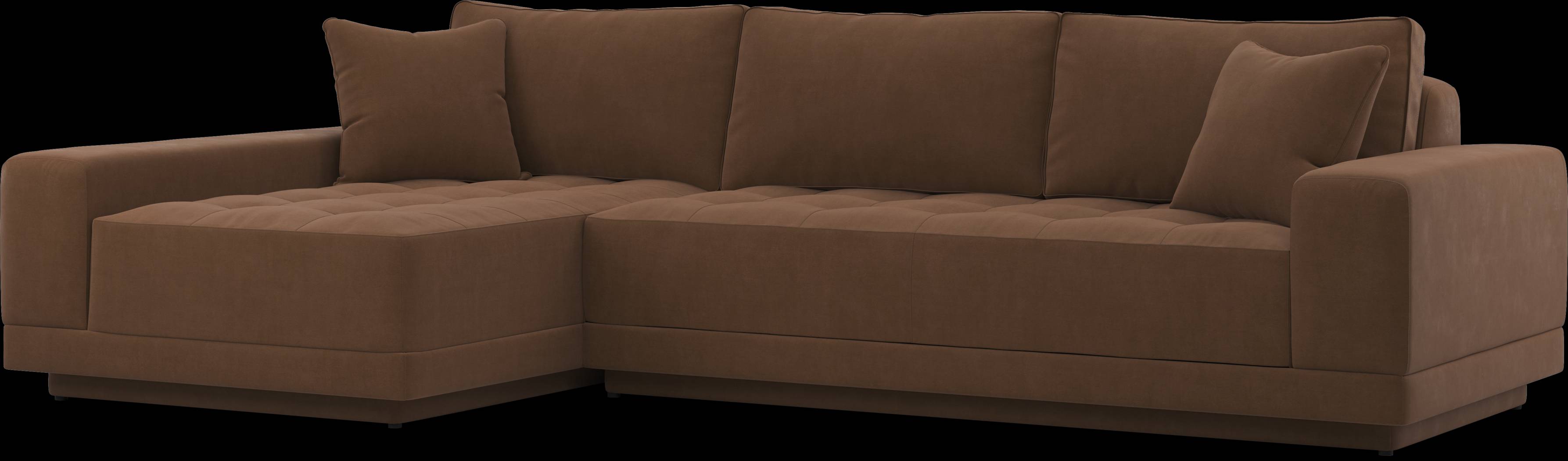 Milano Brown 2 Pc Sectional - Thumbnail - Image 3