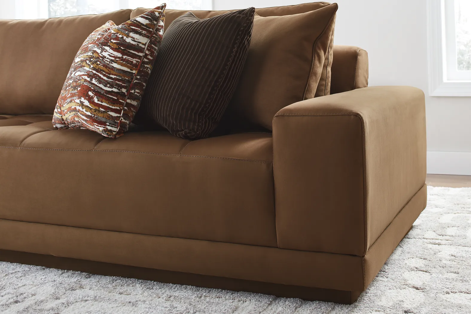 Milano Brown 4 Pc Sectional - Thumbnail - Image 4
