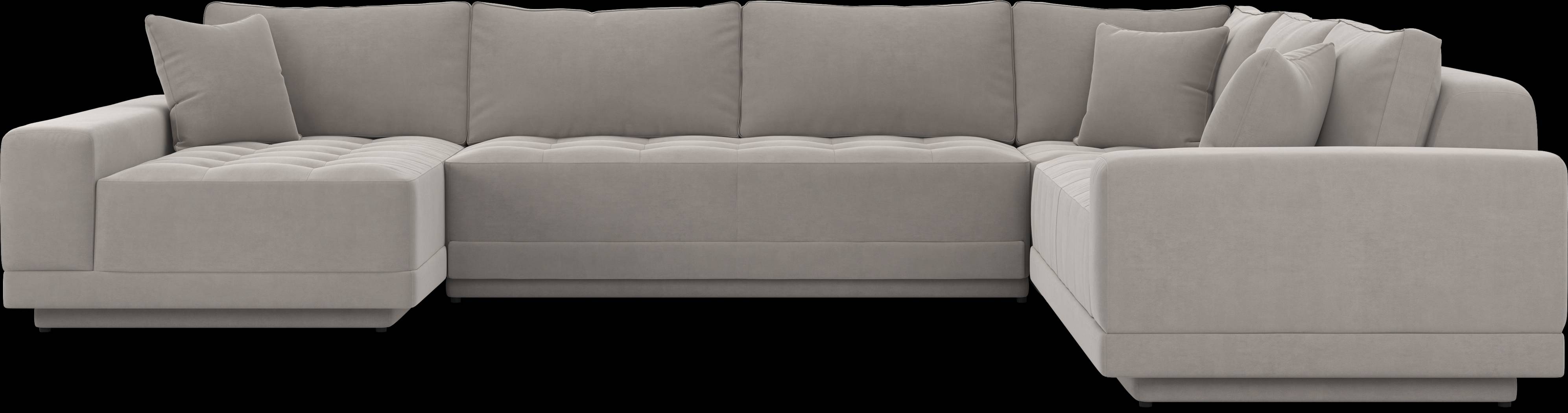 Milano Platinum 4 Pc Sectional - Thumbnail - Image 3