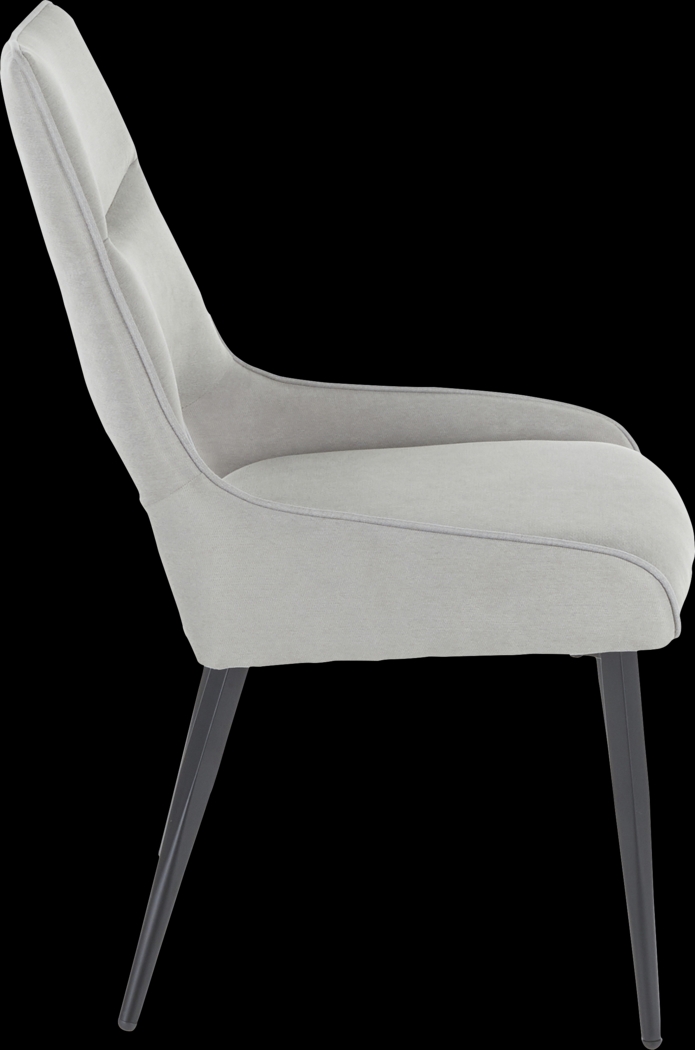 Milaudon Gray Side Chair, Set of 2 - Thumbnail - Image 3